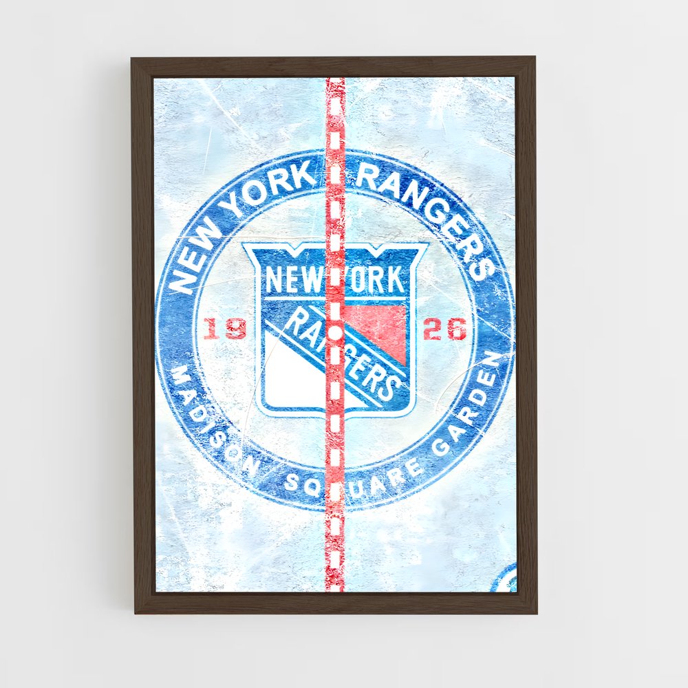 Poster Rangers en Action – affiche Hockey sur glace (vue 5)